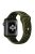 KALEBOL S / M For Apple Watch 10 46mm / Ultra 2 / Ultra 49mm / 9 8 7 45mm / SE (2023) SE (2022) SE 6 5 4 44mm / 3 2 1 42mm Strap - Olive Green+Black