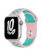 KALEBOL S / M For Apple Watch 10 46mm / Ultra 2 / Ultra 49mm / 9 8 7 45mm / SE (2023) SE (2022) SE 6 5 4 44mm / 3 2 1 42mm Strap - Rose Pink+Gem Green