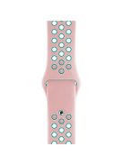 KALEBOL S / M For Apple Watch 10 46mm / Ultra 2 / Ultra 49mm / 9 8 7 45mm / SE (2023) SE (2022) SE 6 5 4 44mm / 3 2 1 42mm Strap - Rose Pink+Gem Green