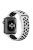 KALEBOL S / M For Apple Watch 10 46mm / Ultra 2 / Ultra 49mm / 9 8 7 45mm / SE (2023) SE (2022) SE 6 5 4 44mm / 3 2 1 42mm Strap - White+Black