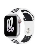 KALEBOL S / M For Apple Watch 10 46mm / Ultra 2 / Ultra 49mm / 9 8 7 45mm / SE (2023) SE (2022) SE 6 5 4 44mm / 3 2 1 42mm Strap - White+Black