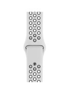 KALEBOL S / M For Apple Watch 10 46mm / Ultra 2 / Ultra 49mm / 9 8 7 45mm / SE (2023) SE (2022) SE 6 5 4 44mm / 3 2 1 42mm Strap - White+Black