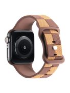 KALEBOL Strap for Apple Watch Series 10 46mm / Ultra 2 Ultra 49mm / 9 8 7 45mm / SE (2023) SE (2022) SE 6 5 4 44mm / 3 2 1 42mm Silicone Band - Brown