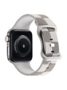 KALEBOL Strap for Apple Watch Series 10 46mm / Ultra 2 Ultra 49mm / 9 8 7 45mm / SE (2023) SE (2022) SE 6 5 4 44mm / 3 2 1 42mm Silicone Band - Light Grey