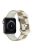 KALEBOL Strap for Apple Watch Series 10 46mm / Ultra 2 Ultra 49mm / 9 8 7 45mm / SE (2023) SE (2022) SE 6 5 4 44mm / 3 2 1 42mm Silicone Band - Starlight