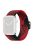 KALEBOL Watch Band For Apple Watch Series 10 42mm / 9 8 7 41mm / SE (2023) SE (2022) SE 6 5 4 40mm / 3 2 1 38mm Nylon Strap - Black+Red