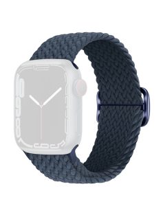   KALEBOL Watch Band For Apple Watch Series 10 42mm / 9 8 7 41mm / SE (2023) SE (2022) SE 6 5 4 40mm / 3 2 1 38mm Nylon Strap - Deep Blue