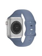 KALEBOL Watch Band for Apple Watch Series 10 42mm / 9 8 7 41mm / SE (2023) SE (2022) SE 6 5 4 40mm / 3 2 1 38mm Silicone Sport Bands, Size: L - Lavender Grey