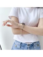 Knotted Band For Apple Watch Series 10 42mm / 9 8 41mm / 6 5 4 SE (2023) SE (2022) SE 40mm / 3 2 1 38mm Alloy Watch Bracelet - Silver