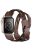 M / L Size Ethnic Style Strap for Apple Watch 10 46mm / Ultra 2 / Ultra 49mm / 9 8 7 45mm / SE (2023) SE (2022) SE 6 5 4 44mm / 3 2 1 42mm Cowhide Watch Band - Brown