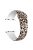 M Size for Apple Watch Series 10 46mm / Ultra 2 Ultra 49mm /  Series 9 8 7 45mm / 6 5 4 SE (2023) SE (2022) SE 44mm / 3 2 1 42mm Pattern Printed Band Silicone Watch Strap - Brown Leopard Print