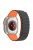 Magnetic Band for Apple Watch Series 10 42mm / 9 8 7 41mm / SE (2023) SE (2022) SE 6 5 4 40mm / 3 2 1 38mm AW Silicone Adjustable Strap - Black+Orange