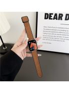 Magnetic Buckle Strap for Apple Watch 10 46mm / Ultra 2 / Ultra 49mm / 9 8 7 45mm / SE (2023) SE (2022) SE 6 5 4 44mm / 3 2 1 42mm PU Leather Band - Brown