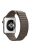 Magnetic Loop Genuine Leather Wrist Watch Strap for Apple Watch Series 10 46mm / Ultra 2 Ultra 49mm / 9 8 7 45mm / SE (2023) SE (2022) SE 6 5 4 44mm / 3 2 1 42mm - Brown