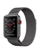 Magnetic Milanese Loop Metal Watch Band for Apple Watch Series 10 46mm / Ultra 2 Ultra 49mm / 9 8 7 45mm / SE (2023) SE (2022) SE 6 5 4 44mm / 3 2 1 42mm - Grey