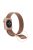 Magnetic Milanese Loop Metal Watch Bracelet for Apple Watch Series 10 46mm / Ultra 2 Ultra 49mm / 9 8 7 45mm / SE (2023) SE (2022) SE 6 5 4 44mm / 3 2 1 42mm - Rose Gold