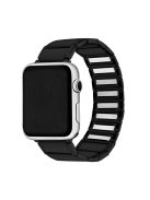 Magnetic Stainless Steel Watch Band for Apple Watch Series 10 42mm / 9 8 7 41mm / SE (2023) SE (2022) SE 6 5 4 40mm / 3 2 1 38mm -  Black