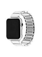 Magnetic Stainless Steel Watch Band for Apple Watch Series 10 42mm / 9 8 7 41mm / SE (2023) SE (2022) SE 6 5 4 40mm / 3 2 1 38mm -  Silver