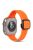 Magnetic Strap for Apple Watch 10 46mm / Ultra 2 / Ultra 49mm / 9 8 7 45mm / SE (2023) SE (2022) SE 6 5 4 44mm / 3 2 1 42mm Silicone Band - Orange