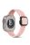 Magnetic Strap for Apple Watch 10 46mm / Ultra 2 / Ultra 49mm / 9 8 7 45mm / SE (2023) SE (2022) SE 6 5 4 44mm / 3 2 1 42mm Silicone Band - Sandy Pink