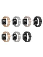 Magnetic Strap for Apple Watch Series 10 42mm / 9 8 7 41mm / SE (2023) SE (2022) SE 6 5 4 40mm / 3 2 1 38mm Stainless Steel Watchband - Black