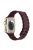 Magnetic Watch Band for Apple Watch Series 10 42mm / 9 8 7 41mm / SE (2023) SE (2022) SE 6 5 4 40mm / 3 2 1 38mm Tank Style Silicone Bracelet Strap - Berry Purple