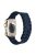 Magnetic Watch Band for Apple Watch Series 10 42mm / 9 8 7 41mm / SE (2023) SE (2022) SE 6 5 4 40mm / 3 2 1 38mm Tank Style Silicone Bracelet Strap - Midnight Blue