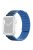 Magnetic Watch Band for Apple Watch Series 10 46mm / Ultra 2 Ultra 49mm /  Series 9 8 7 45mm / 6 5 4 SE (2023) SE (2022) SE 44mm / 3 2 1 42mm Dual Color Silicone Watch Strap - Dark Blue / Baby Blue