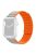 Magnetic Watch Band for Apple Watch Series 10 46mm / Ultra 2 Ultra 49mm /  Series 9 8 7 45mm / 6 5 4 SE (2023) SE (2022) SE 44mm / 3 2 1 42mm Dual Color Silicone Watch Strap - Grey / Orange