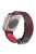 Magnetic Watch Strap for Apple Watch Series 10 42mm / 9 8 7 41mm / SE (2023) SE (2022) SE 6 5 4 40mm / 3 2 1 38mm Dual-Color Silicone Band Bracelet - Black+Red