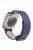 Magnetic Watch Strap for Apple Watch Series 10 42mm / 9 8 7 41mm / SE (2023) SE (2022) SE 6 5 4 40mm / 3 2 1 38mm Dual-Color Silicone Band Bracelet - Midnight Blue+Pink