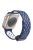 Magnetic Watch Strap for Apple Watch Series 10 42mm / 9 8 7 41mm / SE (2023) SE (2022) SE 6 5 4 40mm / 3 2 1 38mm Dual-Color Silicone Band Bracelet - Midnight Blue+White