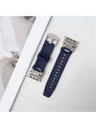 Mechanical Style TPU Watch Strap for Apple Watch Series 10 42mm / 9 8 7 41mm / SE (2023) SE (2022) SE 6 5 4 40mm / 3 2 1 38mm Wrist Band - Dark Blue