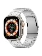 Metal Watch Strap for Apple Watch Series 10 46mm / Ultra 2 Ultra 49mm / Series 9 8 7 45mm / SE (2023) SE (2022) SE 6 5 4 44mm / 3 2 1 42mm - Silver