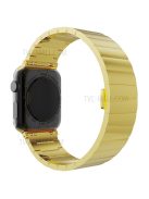 Metal Watch Strap Smart Watch Band Replacement for Apple Watch Series 10 42mm / 9 8 7 41mm / 6 5 4 SE SE (2022) SE (2023) 40mm / 3 2 1 38mm - Gold