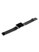 Metal Woven Wrist Watch Band for Apple Watch Series 10 46mm / Ultra 2 Ultra 49mm / 9 8 7 45mm / SE (2023) SE (2022) SE 6 5 4 44mm / 3 2 1 42mm - Black