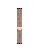 Milanese Mesh Stainless Steel Magnetic Watch Strap for Apple Watch Series 10 46mm / Ultra 2 Ultra 49mm / 9 8 7 45mm / SE (2023) SE (2022) SE 6 5 4 44mm / 3 2 1 42mm - Rose Gold