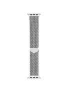 Milanese Mesh Stainless Steel Magnetic Watch Strap for Apple Watch Series 10 46mm / Ultra 2 Ultra 49mm / 9 8 7 45mm / SE (2023) SE (2022) SE 6 5 4 44mm / 3 2 1 42mm - Silver