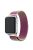 Milanese Semi-Circular Tail Watch Band for Apple Watch Series 10 42mm / 9 8 7 41mm / SE (2023) SE (2022) SE 6 5 4 40mm / 3 2 1 38mm, Adjustable Magnetic Stainless Steel Wristband - Multi-Color