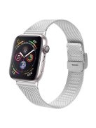 Milanese Stainless Steel Magnetic Mesh Watch Band for Apple Watch Series 8 45mm / Ultra 49mm / Ultra 2 49mm / Series 9 45mm / SE (2023) 44mm / 7 45mm / Series 6 / 5 / 4 / SE / SE (2022) 44m / Series 1 / 2 / 3 42mm - Silver