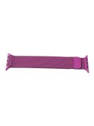 Milanese Stainless Steel Watch Band Magnetic Wristband Strap for Apple Watch Series 10 42mm / 9 8 7 41mm / SE (2023) SE (2022) SE 6 5 4 40mm / 3 2 1 38mm - Purple