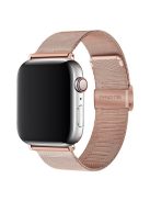 Milanese Stainless Steel Watch Strap for Apple Watch Series 10 42mm / 9 8 7 41mm / SE (2023) SE (2022) SE 6 5 4 40mm / 3 2 1 38mm - Rose Gold