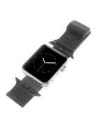 Milanese Stainless Steel Watchband Magnetic Wristband for Apple Watch Series 10 42mm / 9 8 7 41mm / SE (2023) SE (2022) SE 6 5 4 40mm / 3 2 1 38mm - Black