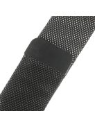 Milanese Stainless Steel Watchband Magnetic Wristband for Apple Watch Series 10 42mm / 9 8 7 41mm / SE (2023) SE (2022) SE 6 5 4 40mm / 3 2 1 38mm - Black