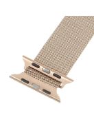 Milanese Stainless Steel Watchband Magnetic Wristband for Apple Watch Series 10 42mm / 9 8 7 41mm / SE (2023) SE (2022) SE 6 5 4 40mm / 3 2 1 38mm - Rose Gold Color