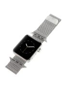 Milanese Stainless Steel Watchband Magnetic Wristband for Apple Watch Series 10 42mm / 9 8 7 41mm / SE (2023) SE (2022) SE 6 5 4 40mm / 3 2 1 38mm - Silver Color