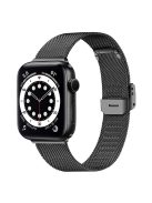 Milanese Stainless Steel Watchband Smart Watch Strap for Apple Watch Series 9 / 8 / 7 41mm / 6 / 5 / 4 / SE (2023) / SE(2022) / SE 40mm / 3 / 2 / 1 38mm - Black