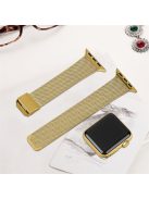 Milanese Stainless Steel Watchband Smart Watch Strap for Apple Watch Series 9 / 8 / 7 41mm / 6 / 5 / 4 / SE (2023) / SE(2022) / SE 40mm / 3 / 2 / 1 38mm - Gold