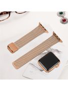 Milanese Stainless Steel Watchband Smart Watch Strap for Apple Watch Series 9 / 8 / 7 41mm / 6 / 5 / 4 / SE (2023) / SE(2022) / SE 40mm / 3 / 2 / 1 38mm - Rose Gold