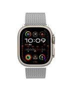 Milanese Watch Band for Apple Watch Series 10 42mm / 9 8 7 41mm / SE (2023) SE (2022) SE 6 5 4 40mm / 3 2 1 38m - Silver